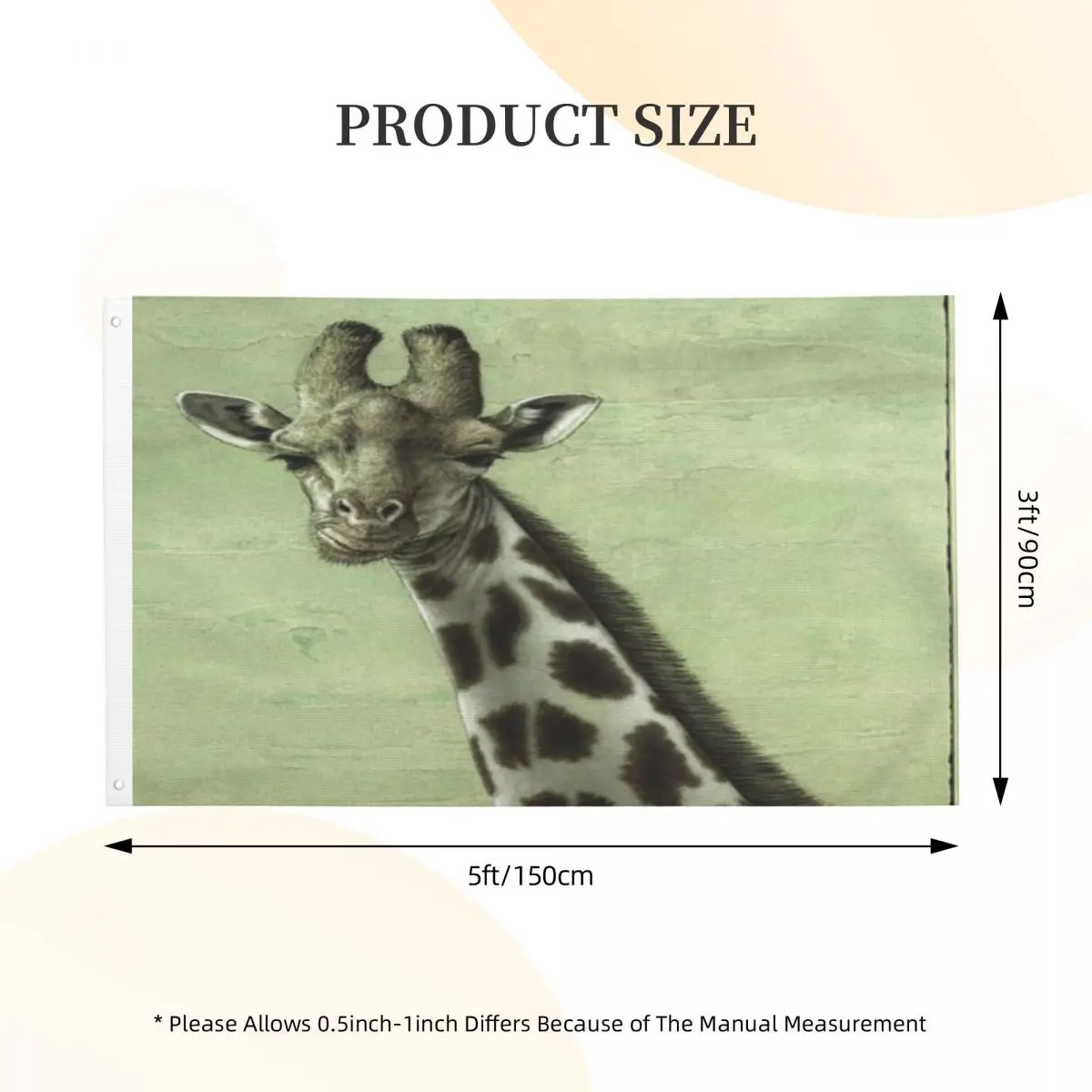 Два флага с принтом жирафа Джеймс в джонсоне для украшения
Два флага с принтом жирафа Джеймс в джонсоне для украшения