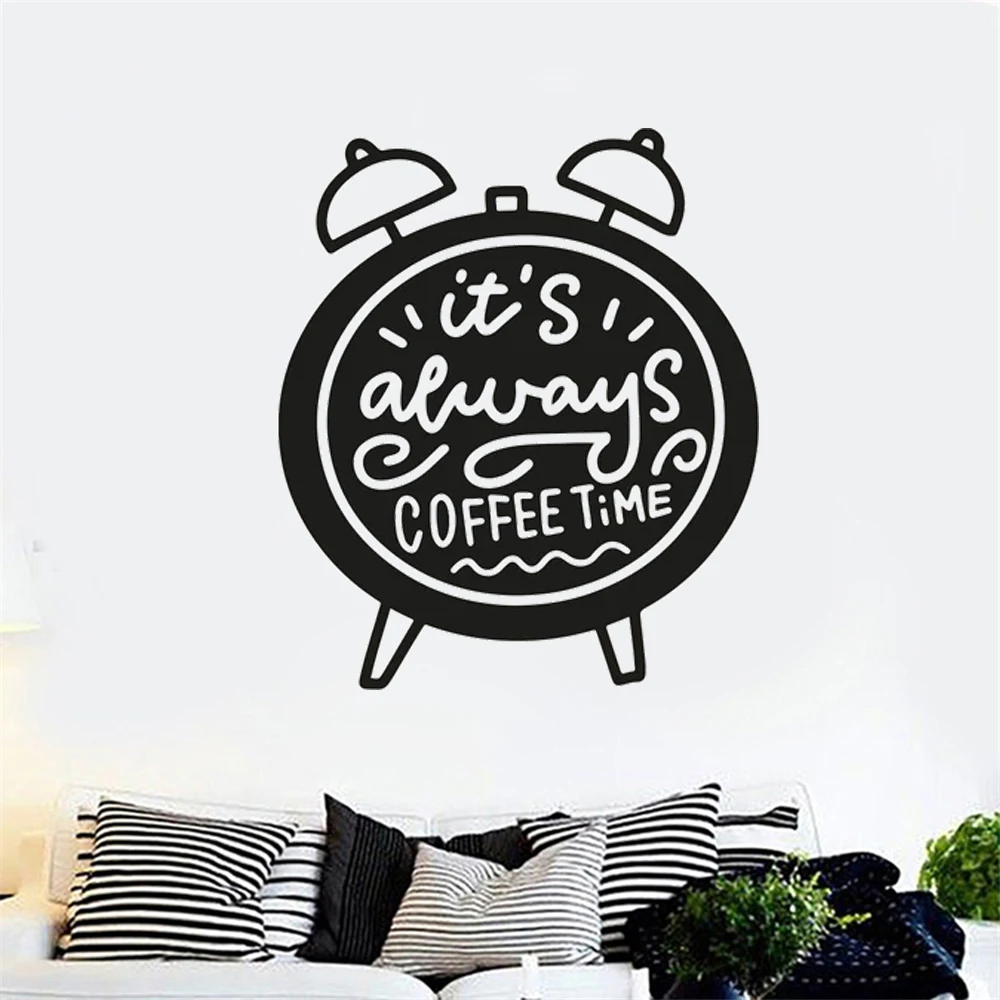 Виниловые наклейки It's Always Coffee Time наклейки-цитаты на стену для кофейни, окна, домашний декор, фрески, съемные обои HJ2132
Виниловые наклейки It's Always Coffee Time наклейки-цитаты на стену для кофейни, окна, домашний декор, фрески, съемные обои HJ2132