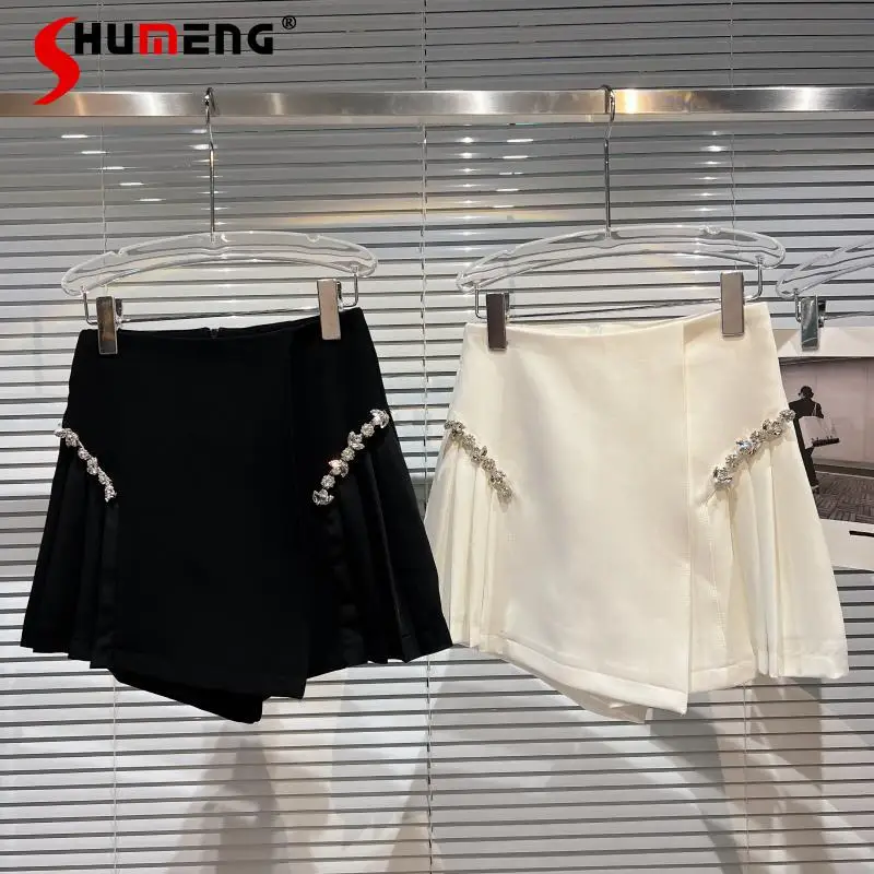 2022 Summer New Flower Rhinestone Beaded Pleated Skirt Women's Sport Dancing Black and White Suit Mini Skirt Female Short Faldas
2022 Summer New Flower Rhinestone Beaded Pleated Skirt Women's Sport Dancing Black and White Suit Mini Skirt Female Short Faldas