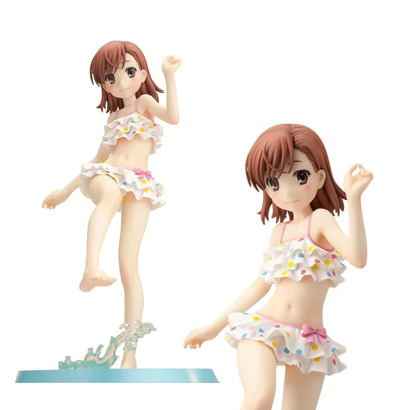 23CM Anime Toaru Kagaku no Railgun Figure Misaka Mikoto Sexy Swimsuit Cute Girl Scene Standing Model Chlid Toys PVC Gift Doll
23CM Anime Toaru Kagaku no Railgun Figure Misaka Mikoto Sexy Swimsuit Cute Girl Scene Standing Model Chlid Toys PVC Gift Doll