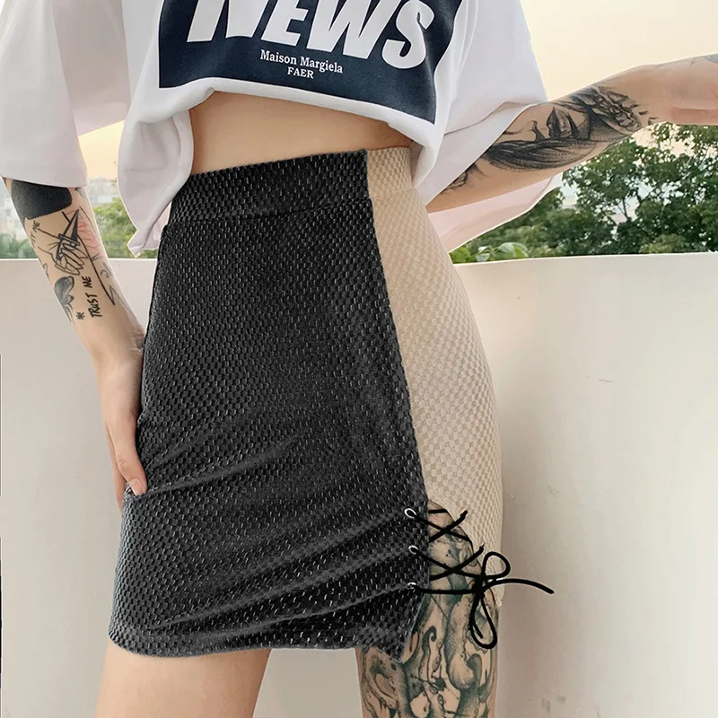 Women Korean Style Skirts 2021 Autumn and Winter New Female Decoration Height Waist Bag Hip Fashion Two-color Stitching Skirts
Women Korean Style Skirts 2021 Autumn and Winter New Female Decoration Height Waist Bag Hip Fashion Two-color Stitching Skirts