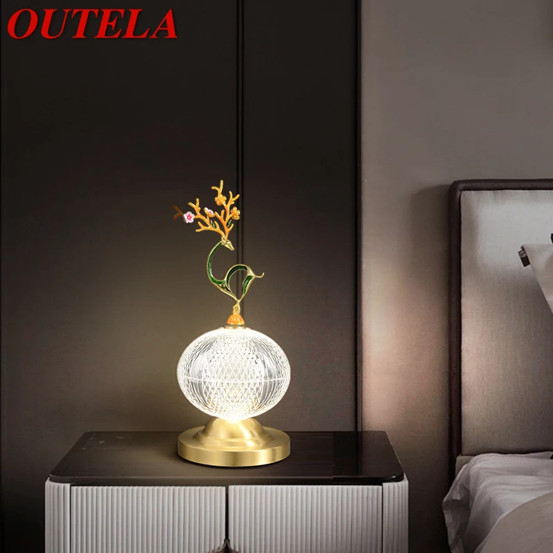 OUTELA Modern Chinese Table Lamp Creative Simple LED Brass Desk Light For Home Decor Living Room Hotel Bedside
OUTELA Modern Chinese Table Lamp Creative Simple LED Brass Desk Light For Home Decor Living Room Hotel Bedside