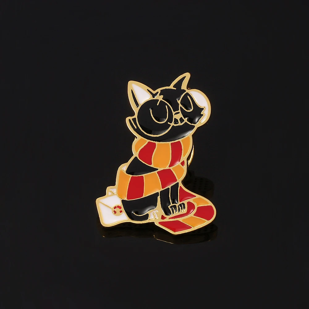 Harry Potter Enamel Pin Cute Animal Crookshanks Wizard Cat Badge Metal Brooch Clothing Backpack Lapel Pin Jewelry Accessories
Harry Potter Enamel Pin Cute Animal Crookshanks Wizard Cat Badge Metal Brooch Clothing Backpack Lapel Pin Jewelry Accessories