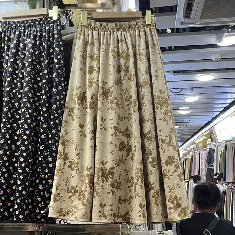 Женская длинная юбка, винтажная Осенняя юбка с цветочным принтом, Женская плиссированная юбка, Повседневная универсальная французская ретро-юбка, 2023
Женская длинная юбка, винтажная Осенняя юбка с цветочным принтом, Женская плиссированная юбка, Повседневная универсальная французская ретро-юбка, 2023