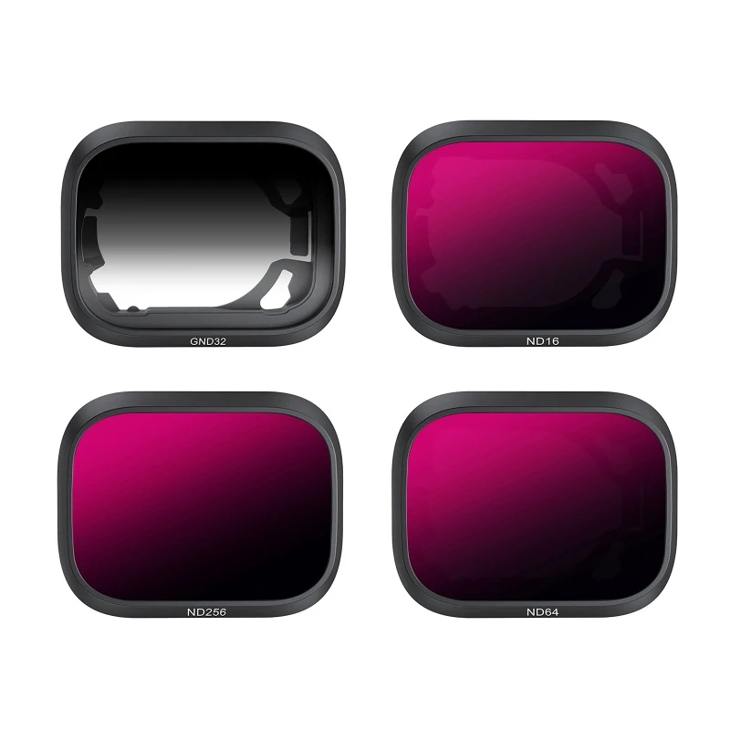 Gradient GND32/Three-piece Light Reduction ND16/64/256 Filters Kit ACG Optical Glass Made Compatible with Mini 3 Pro
Gradient GND32/Three-piece Light Reduction ND16/64/256 Filters Kit ACG Optical Glass Made Compatible with Mini 3 Pro