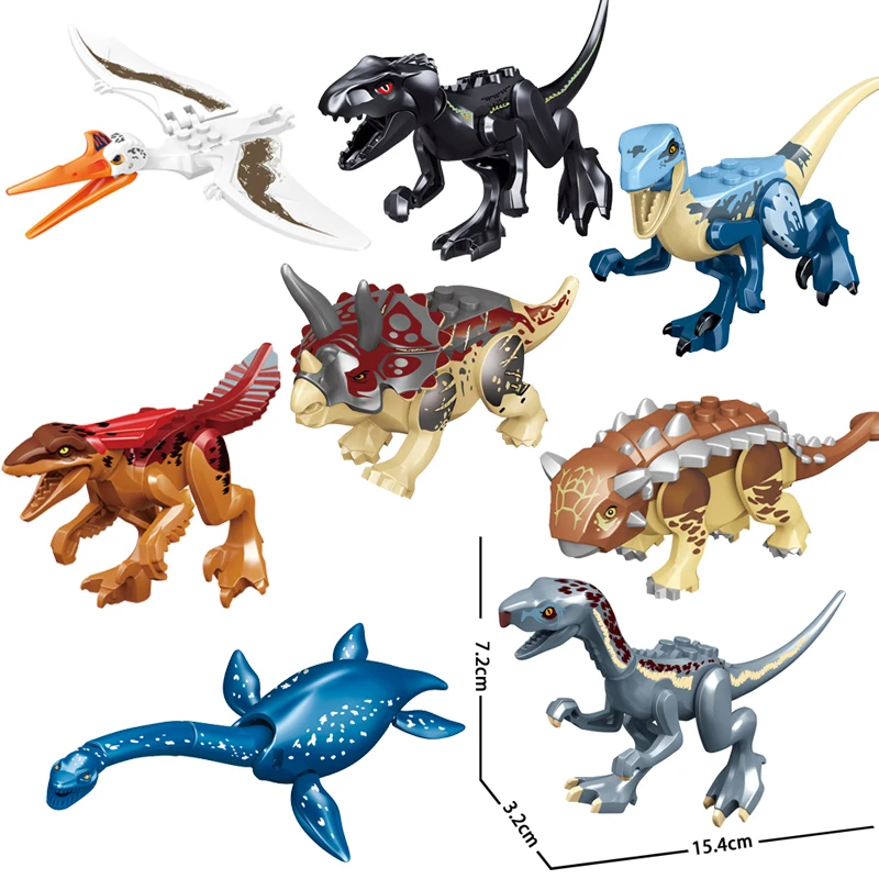 Jurassic Dinosaurs Building Blocks Indominus Rex DIY Tyrannosaurus Action Figure Models Children Toys Animals Gifts New
Jurassic Dinosaurs Building Blocks Indominus Rex DIY Tyrannosaurus Action Figure Models Children Toys Animals Gifts New