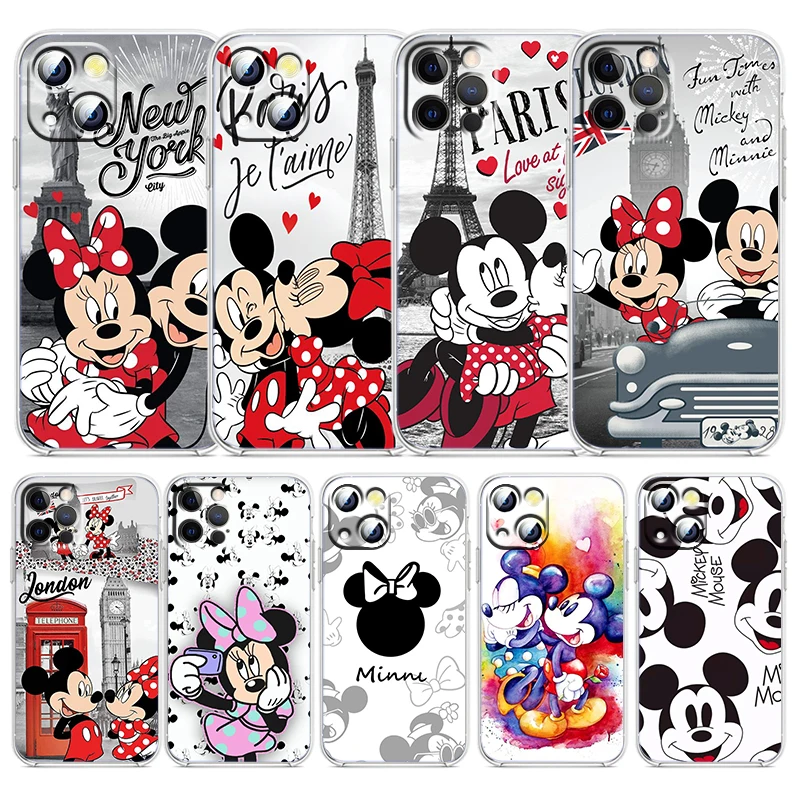 Disney Art Mickey Minnie Phone Case For Apple iPhone 14 13 12 Mini 11 XS Pro Max X XR SE 2020 8 7 Plus Transparent Cover
Disney Art Mickey Minnie Phone Case For Apple iPhone 14 13 12 Mini 11 XS Pro Max X XR SE 2020 8 7 Plus Transparent Cover