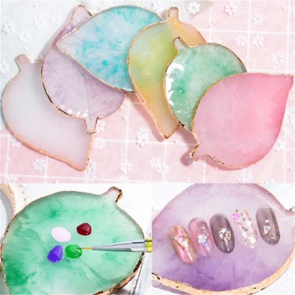 Resin Agate Stone Nail Art Palette Nail Color Palette Gel Polish Pallet Mixing Drawing Paint Plates Manicure Nails Display Shelf
Resin Agate Stone Nail Art Palette Nail Color Palette Gel Polish Pallet Mixing Drawing Paint Plates Manicure Nails Display Shelf