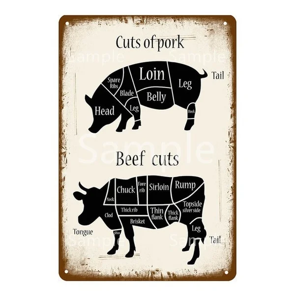 Постер с изображением гида мясника, винтажные металлические знаки, таблицы с вырезами мяса, картина для кухни, художественная картина, Наст...
Постер с изображением гида мясника, винтажные металлические знаки, таблицы с вырезами мяса, картина для кухни, художественная картина, Наст...