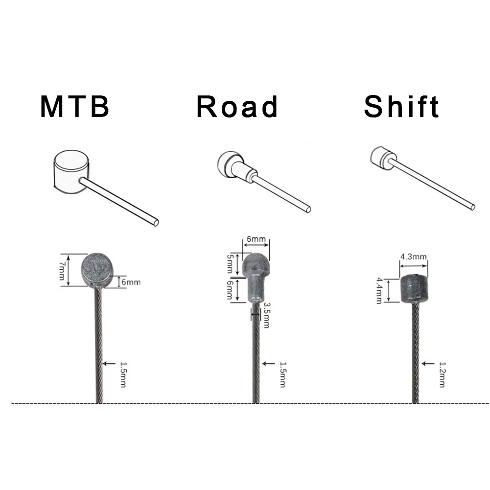 Road Bike Bike Brake Cable Shift cable Lebycle Mountain bike Stainless steel Wire Accessory Bicycle Core Durable
Road Bike Bike Brake Cable Shift cable Lebycle Mountain bike Stainless steel Wire Accessory Bicycle Core Durable