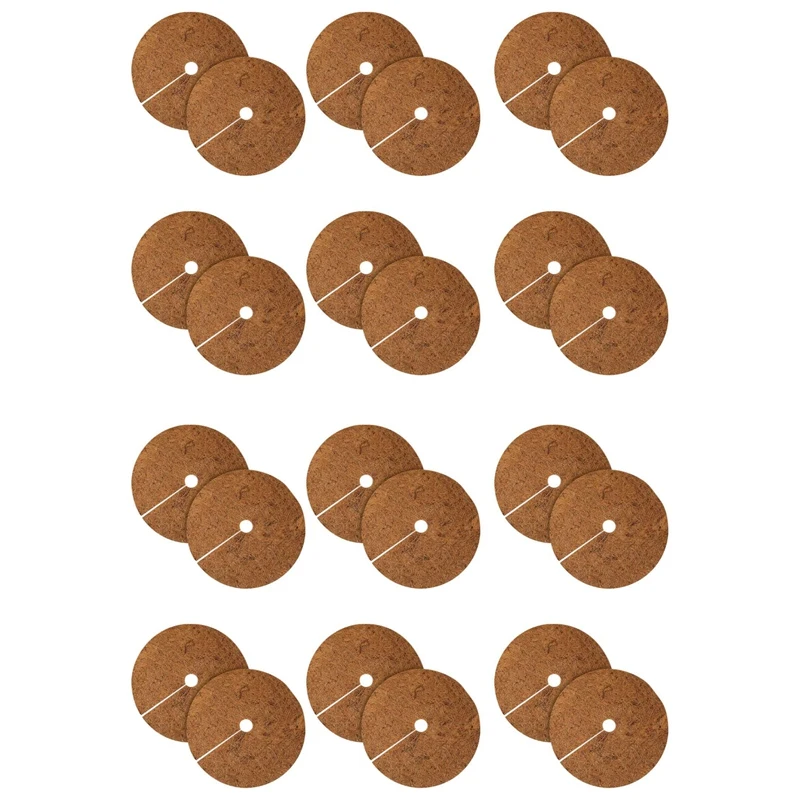 HLZS-24 Pcs 11.8Inch Coco Coir Fiber Tree Mulch Ring Protector Mat- Coco Liner Mulch Mat For Disc Plant Cover Flower Pot
HLZS-24 Pcs 11.8Inch Coco Coir Fiber Tree Mulch Ring Protector Mat- Coco Liner Mulch Mat For Disc Plant Cover Flower Pot