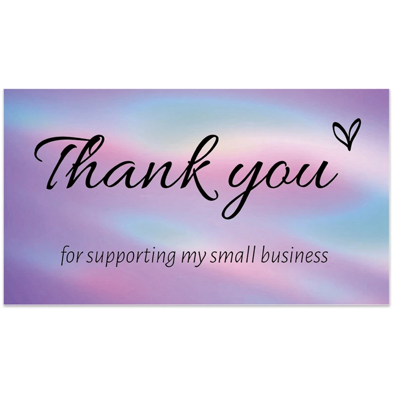 50 Pcs Thank You For Supporting My Business Commercial Decorative Card 2X3.5 Inch/5X9cm Gift Tag Thank You Card
50 Pcs Thank You For Supporting My Business Commercial Decorative Card 2X3.5 Inch/5X9cm Gift Tag Thank You Card