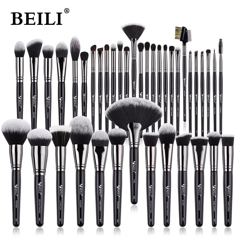 NEW2023 Luxury Black Professional Makeup Brush Set Big Powder Makeup Brushes Foundation Natural Blending pinceaux de maquillage
NEW2023 Luxury Black Professional Makeup Brush Set Big Powder Makeup Brushes Foundation Natural Blending pinceaux de maquillage
