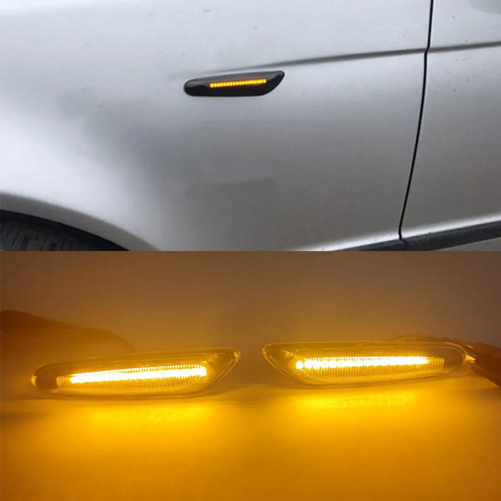 2pcs Dynamic Turn Signal Light LED Side Marker Fender Sequential Indicator Lamp For BMW E90 E91 E92 E93 E60 E87 E82 E46 T2M7
2pcs Dynamic Turn Signal Light LED Side Marker Fender Sequential Indicator Lamp For BMW E90 E91 E92 E93 E60 E87 E82 E46 T2M7