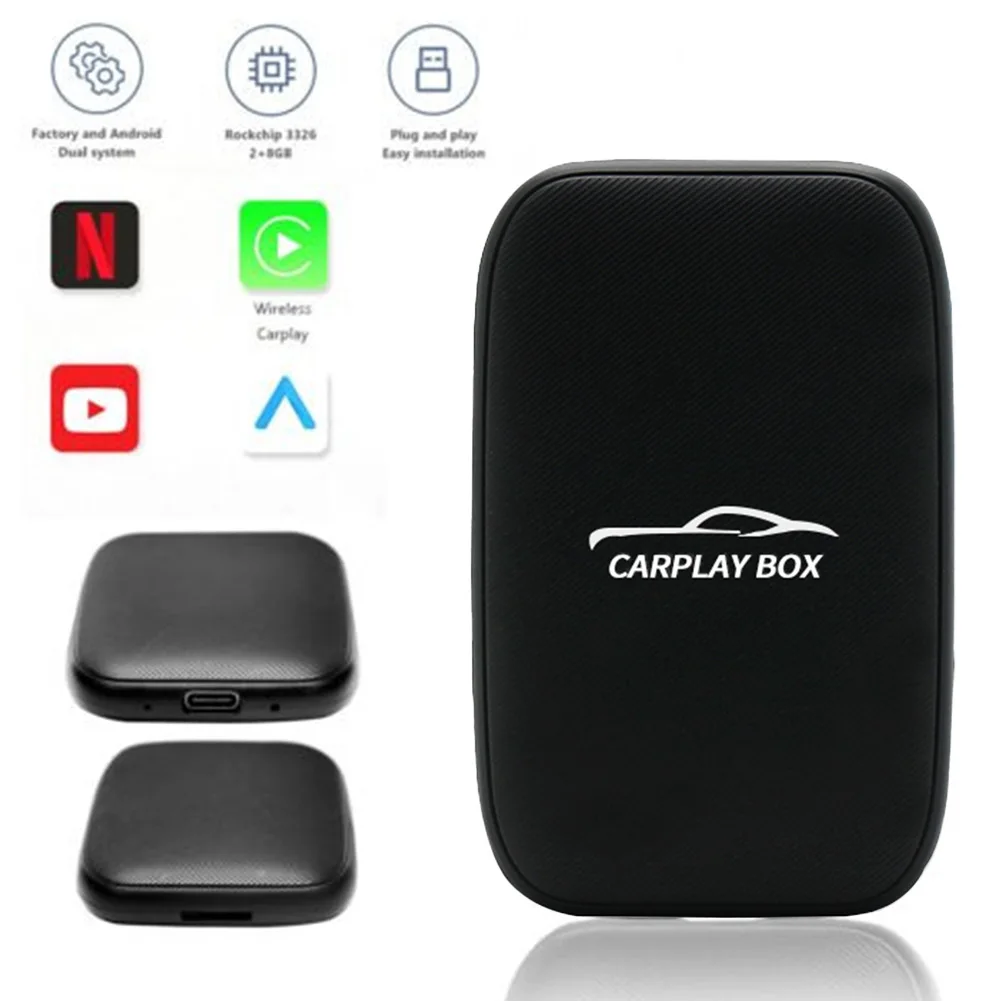 Carplay AI Box беспроводной адаптер, Carplay, автомобильный мультимедийный видеоплеер, Bluetooth, Android, онлайн-навигация
Carplay AI Box беспроводной адаптер, Carplay, автомобильный мультимедийный видеоплеер, Bluetooth, Android, онлайн-навигация