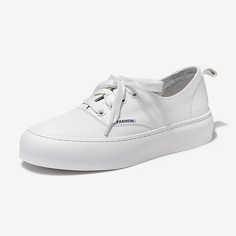 Autumn New Simple Sports Comfortable Thick Sole Round Toe Lace up Casual Board Shoes Genuine Leather Women's Shoes
Autumn New Simple Sports Comfortable Thick Sole Round Toe Lace up Casual Board Shoes Genuine Leather Women's Shoes