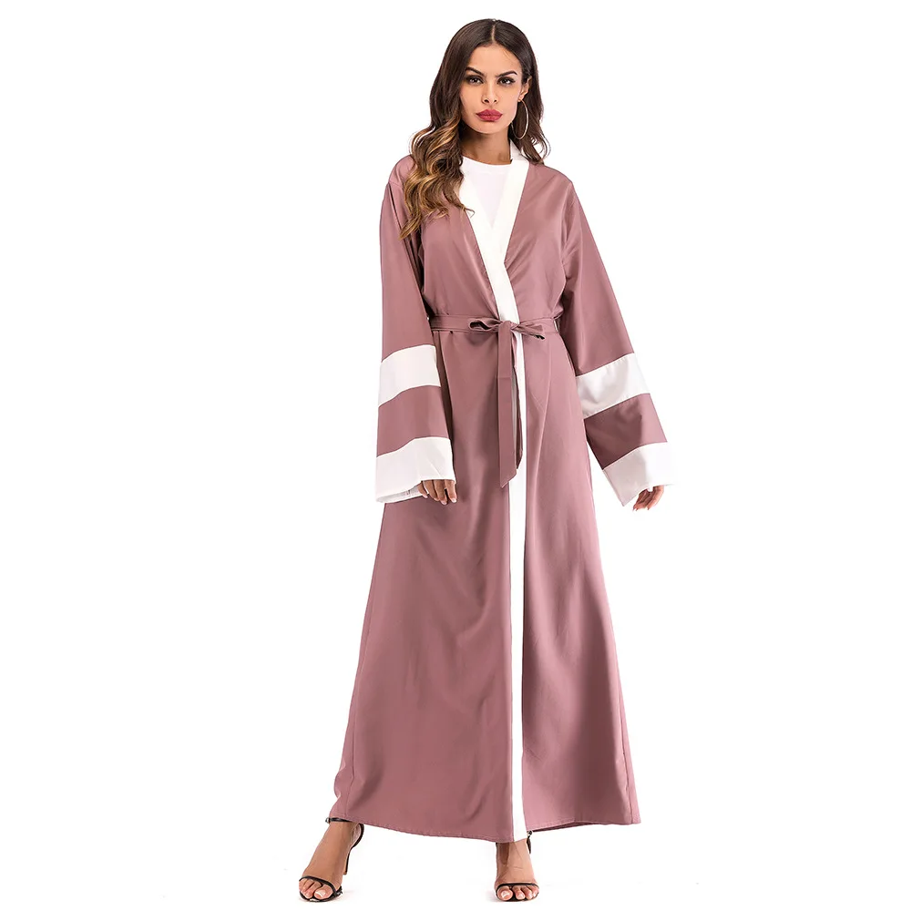 Gift Headscarf Muslim Dress Muslim Fashion Middle East Eid Duabi Abaya Turkey Robe Striped Dress Arab Cardigan Robe Donsignet
Gift Headscarf Muslim Dress Muslim Fashion Middle East Eid Duabi Abaya Turkey Robe Striped Dress Arab Cardigan Robe Donsignet