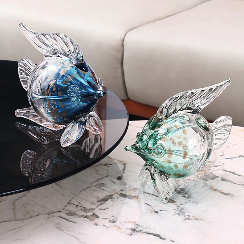 Modern minimalist transparent glass fish ornament simple atmospheric art desktop decorations porch living room luxury decoration
Modern minimalist transparent glass fish ornament simple atmospheric art desktop decorations porch living room luxury decoration