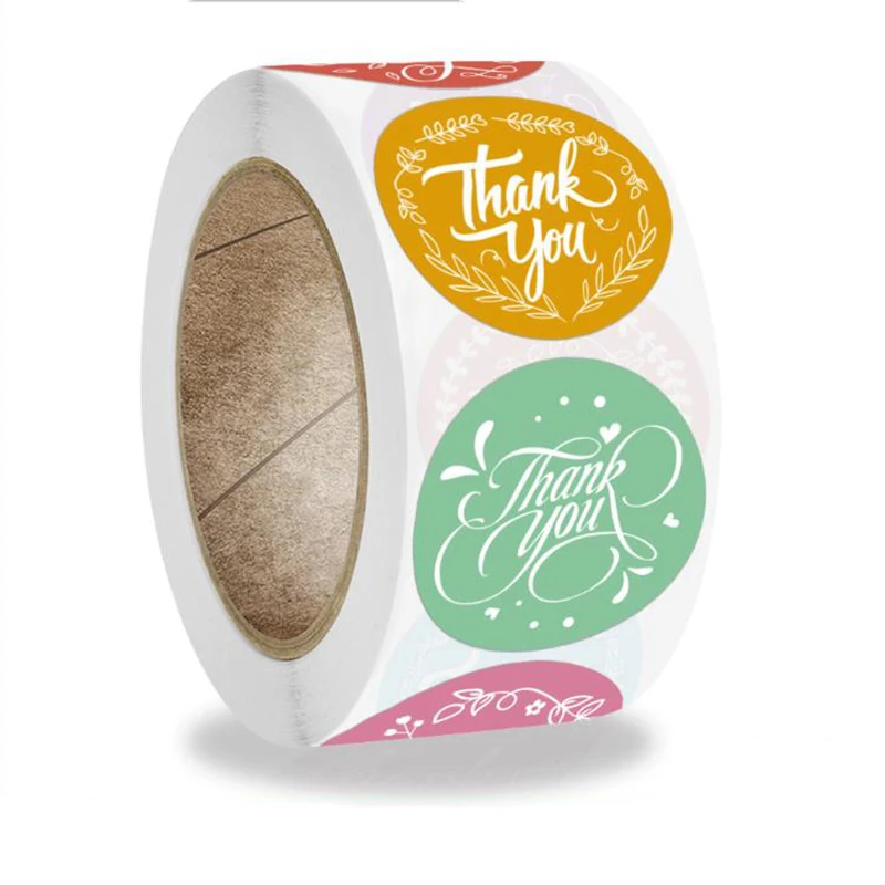 500PCS Color Artistic Labels Thank You Sticker Sealing Round Paper Sticky Stickers Stationery Office Supply Decorative Scrapbook
500PCS Color Artistic Labels Thank You Sticker Sealing Round Paper Sticky Stickers Stationery Office Supply Decorative Scrapbook