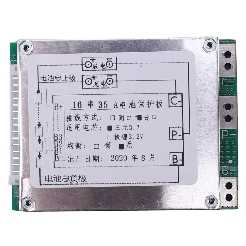 202316S 60V 35A Li-Ion Lithium 18650 Battery BMS PCB Protection Board with UPS Energy Invertersolar panel alexa 18650.00
202316S 60V 35A Li-Ion Lithium 18650 Battery BMS PCB Protection Board with UPS Energy Invertersolar panel alexa 18650.00