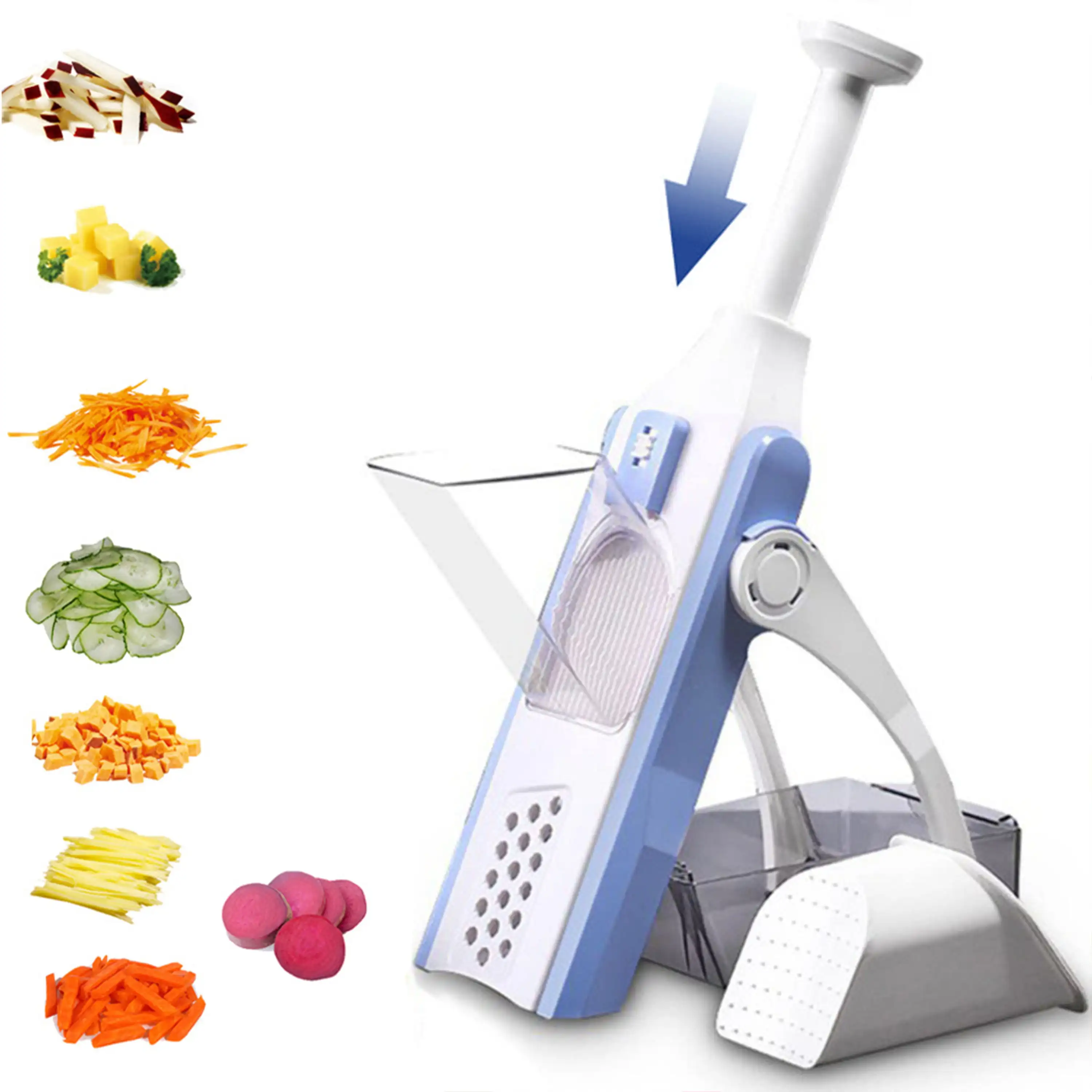 Safe Vegetable Slicer,Safe Slice Mandoline Slicer for Kitchen Vegetable Slicer and Chopper,Adjustable Blade Thickness Mandoline
Safe Vegetable Slicer,Safe Slice Mandoline Slicer for Kitchen Vegetable Slicer and Chopper,Adjustable Blade Thickness Mandoline