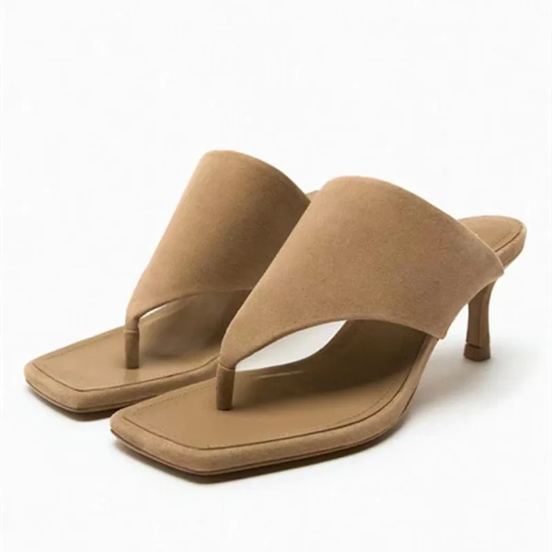 ZA 2023 Summer New Comfortable Brown Outdoor Slippers Women Flip Flops Slides Sexy High Heel Woman Sandals Lady Shoes Plus Size
ZA 2023 Summer New Comfortable Brown Outdoor Slippers Women Flip Flops Slides Sexy High Heel Woman Sandals Lady Shoes Plus Size