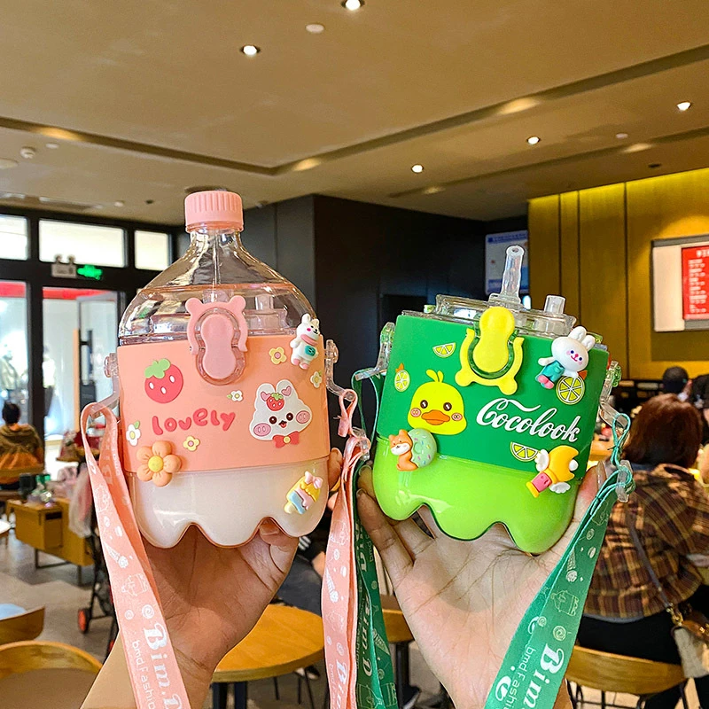 350ml High-value Portable Summer Plastic Cup With Straw Creative Cola Cup Cute Children Students Water Cup
350ml High-value Portable Summer Plastic Cup With Straw Creative Cola Cup Cute Children Students Water Cup