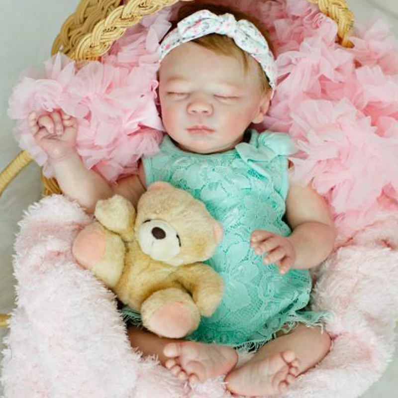 Bebe Reborn Kit Reborn Baby Vinyl Doll Kit 19.5 Inches Dominic Sleeping Unpainted Unfinished Doll DIY Blank Reborn Doll Kit
Bebe Reborn Kit Reborn Baby Vinyl Doll Kit 19.5 Inches Dominic Sleeping Unpainted Unfinished Doll DIY Blank Reborn Doll Kit