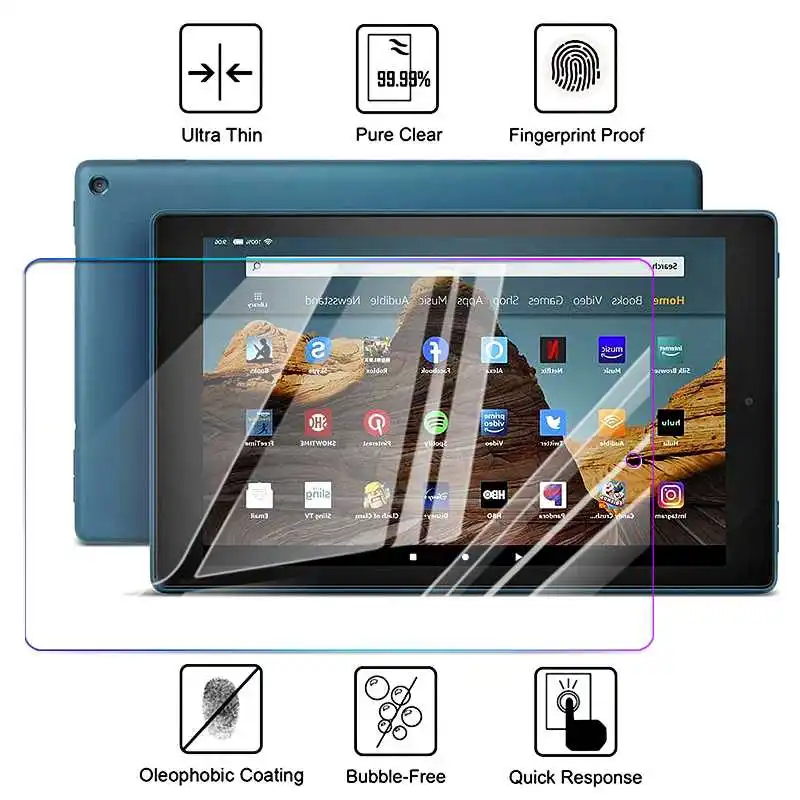 Protective Tempered Glass For Amazon Fire HD 10 HD10 2018 2017 Screen Protector HD Film
Protective Tempered Glass For Amazon Fire HD 10 HD10 2018 2017 Screen Protector HD Film