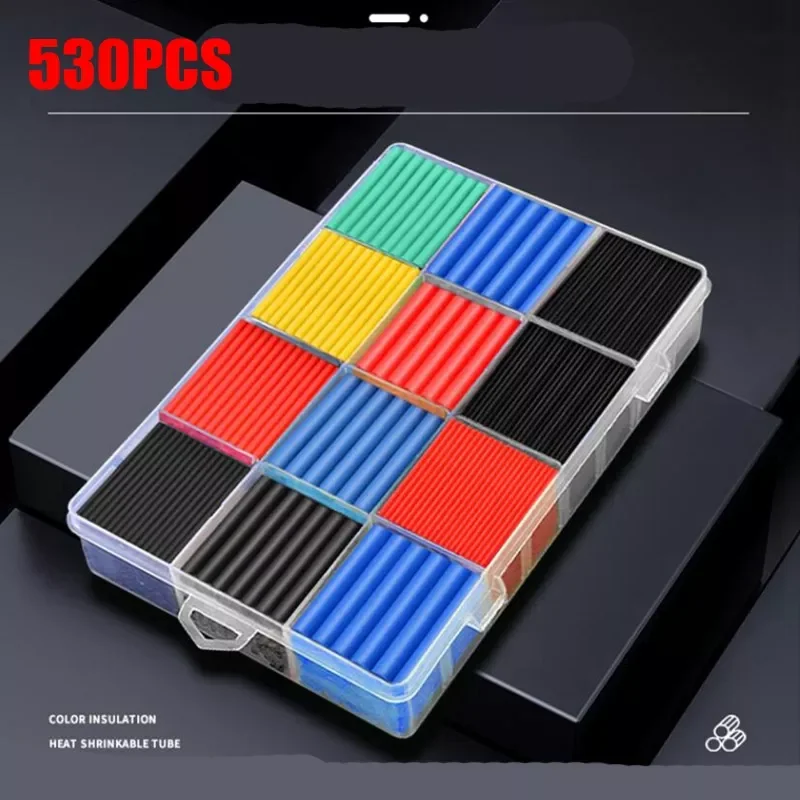 New in Thermoresistant Tube Heat Shrink Wrapping KIT Termoretractil Shrinking Tubing Assorted Pack Wire Cable Insulation Sleeve
New in Thermoresistant Tube Heat Shrink Wrapping KIT Termoretractil Shrinking Tubing Assorted Pack Wire Cable Insulation Sleeve