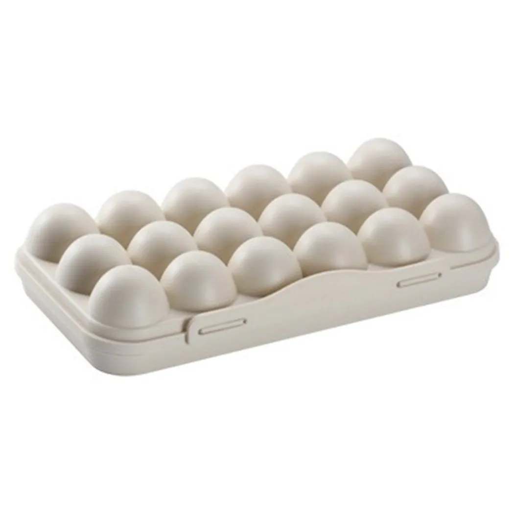 12/18 Grids Refrigerator Egg Storage Box With Lid Kitchen Storage Organizer Shockproof PP Plastic Egg Holder Egg Tray Fresh Box
12/18 Grids Refrigerator Egg Storage Box With Lid Kitchen Storage Organizer Shockproof PP Plastic Egg Holder Egg Tray Fresh Box