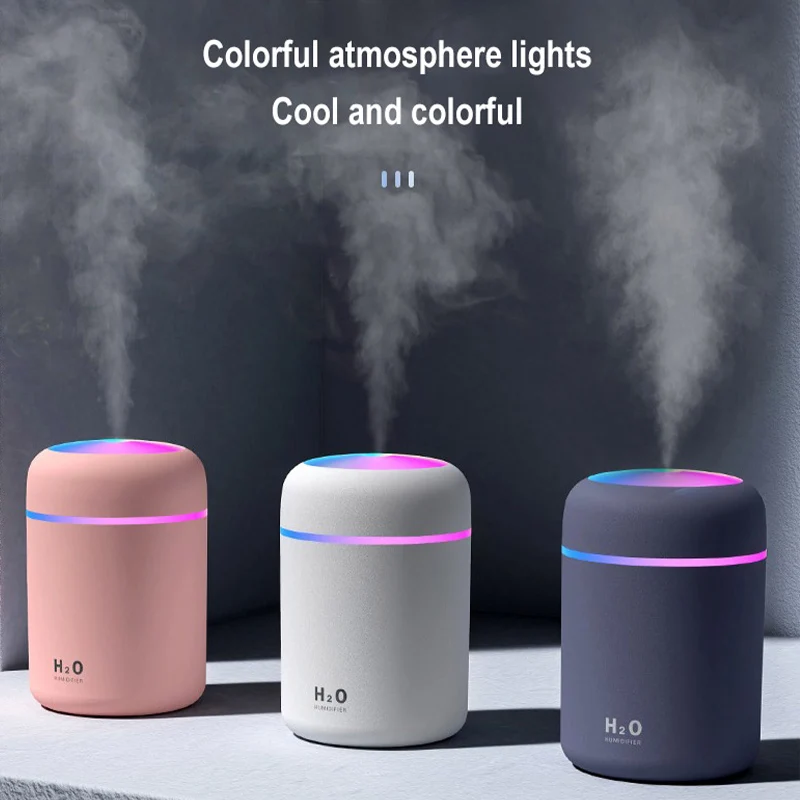 Portable 300ML Air Humidifier Mini Aroma Oil Diffuser USB Cool Mist Sprayer With Colorful Soft Night Light For Home Car Purifier
Portable 300ML Air Humidifier Mini Aroma Oil Diffuser USB Cool Mist Sprayer With Colorful Soft Night Light For Home Car Purifier