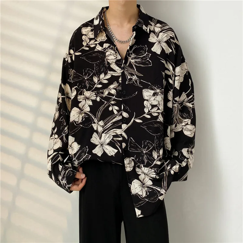 Men's Top 2022 Shirt Men's Long-sleeved Spring and Autumn Trend Full Print Coat Casual Ruffian Handsome Shirt Cardigan
Men's Top 2022 Shirt Men's Long-sleeved Spring and Autumn Trend Full Print Coat Casual Ruffian Handsome Shirt Cardigan