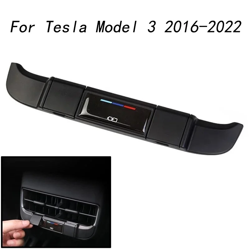 Car Interior Decoration Back Air Vent USB Charging Protective Cover Rear Exhaust Outlet Holes For Tesla Model 3 2016-2022
Car Interior Decoration Back Air Vent USB Charging Protective Cover Rear Exhaust Outlet Holes For Tesla Model 3 2016-2022