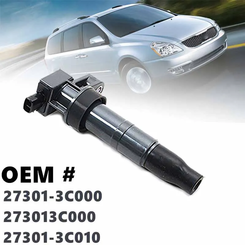 Brand New High Quality Ignition Coil 27301-3C000 273013C010 273013C000 For Hyundai Azera Genesis Santa Fe Kia Sedona Sorento
Brand New High Quality Ignition Coil 27301-3C000 273013C010 273013C000 For Hyundai Azera Genesis Santa Fe Kia Sedona Sorento