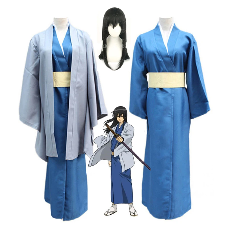 Anime GINTAMA Katsura Kotarou Cosplay Costume Mens Japanese Kendo Kimono Suit Wigs Shoes Halloween Cosplay Party Outfit Uniform
Anime GINTAMA Katsura Kotarou Cosplay Costume Mens Japanese Kendo Kimono Suit Wigs Shoes Halloween Cosplay Party Outfit Uniform