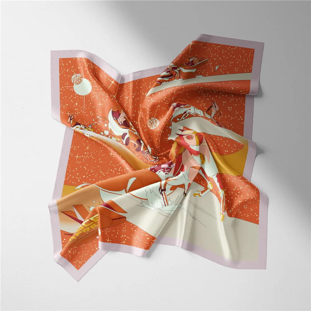 53cm Space Derby Brand Square Scarf Women Design Horse Luxury Silk Bandana Headband Hijabs Neckerchief For Ladies Accessories
53cm Space Derby Brand Square Scarf Women Design Horse Luxury Silk Bandana Headband Hijabs Neckerchief For Ladies Accessories