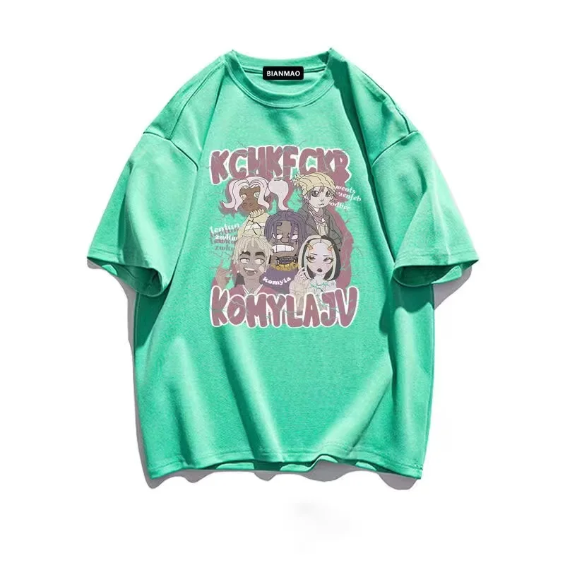 High Street Pure Cotton T-shirt Original Summer Women's Short Sleeve ins Fashion Hiphop Fashion Brand Design Sense Oversize Top
High Street Pure Cotton T-shirt Original Summer Women's Short Sleeve ins Fashion Hiphop Fashion Brand Design Sense Oversize Top