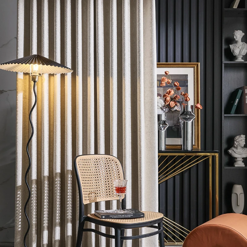 Light luxury Curtains for Living room bedroom modern minimalist 2023 new popular high-end American shading Silver Jacquard
Light luxury Curtains for Living room bedroom modern minimalist 2023 new popular high-end American shading Silver Jacquard