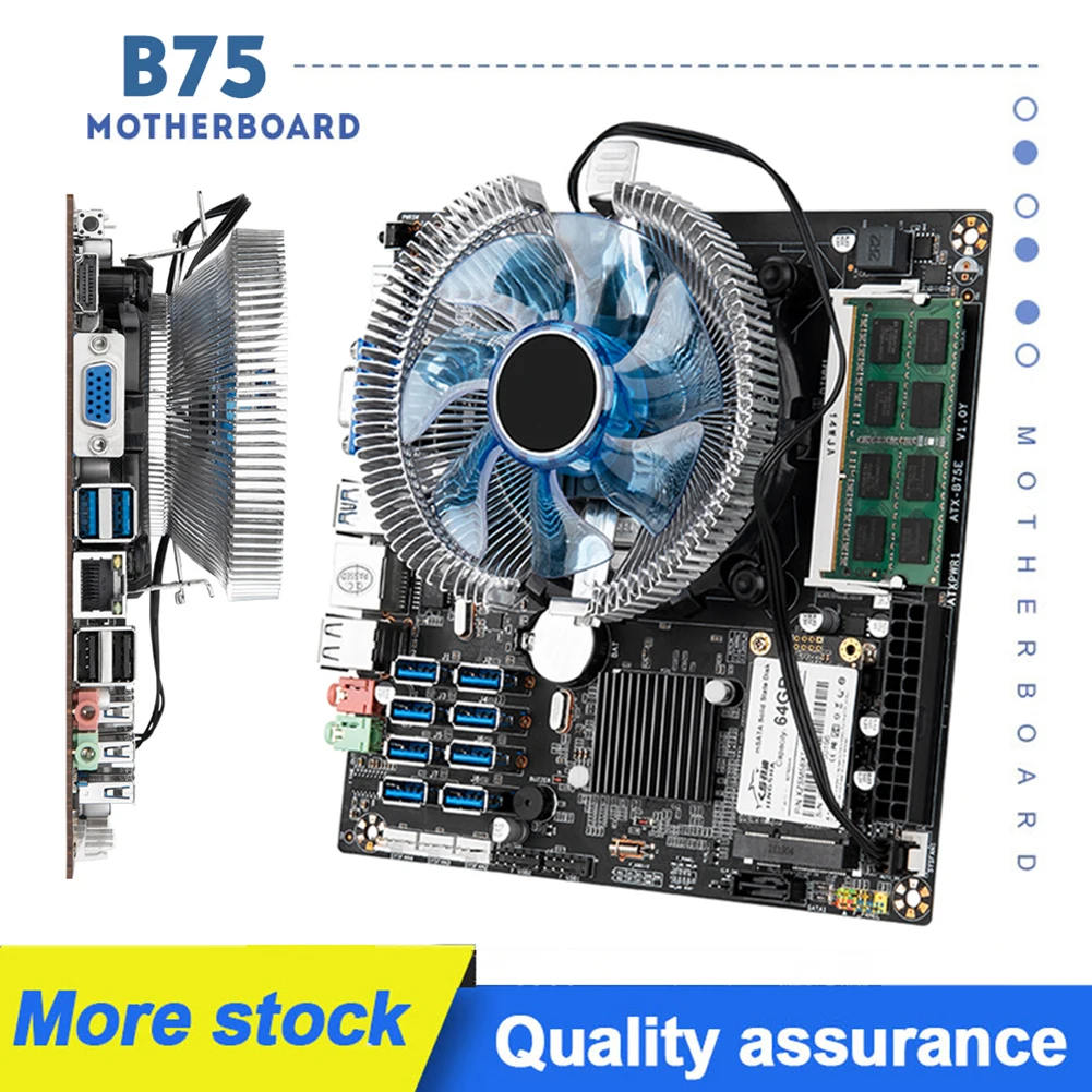 B75 Mining Motherboard 8 Pcie 16X Graphics Card Slot 8 GB Motherboard Memory In Line Platform Quasi System GPU
B75 Mining Motherboard 8 Pcie 16X Graphics Card Slot 8 GB Motherboard Memory In Line Platform Quasi System GPU