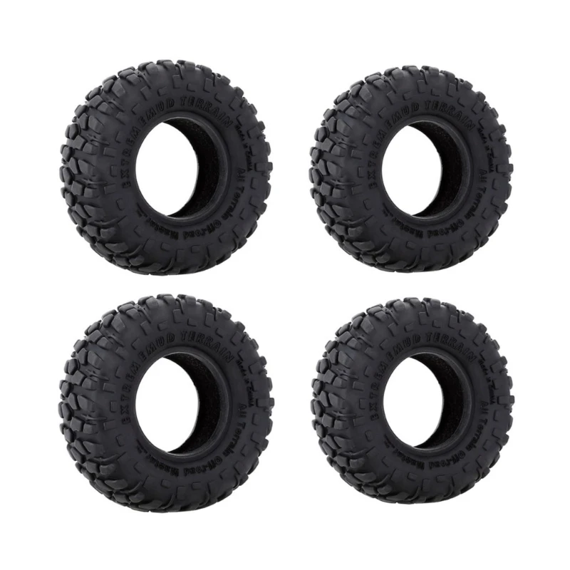 49mm 1’’ RC Crawler Rubber Wheel Tyres 4Pcs Mud Grapplers Rock Tires for 1/24 Scale RC Axial SCX24 90081 AXI00001
49mm 1’’ RC Crawler Rubber Wheel Tyres 4Pcs Mud Grapplers Rock Tires for 1/24 Scale RC Axial SCX24 90081 AXI00001