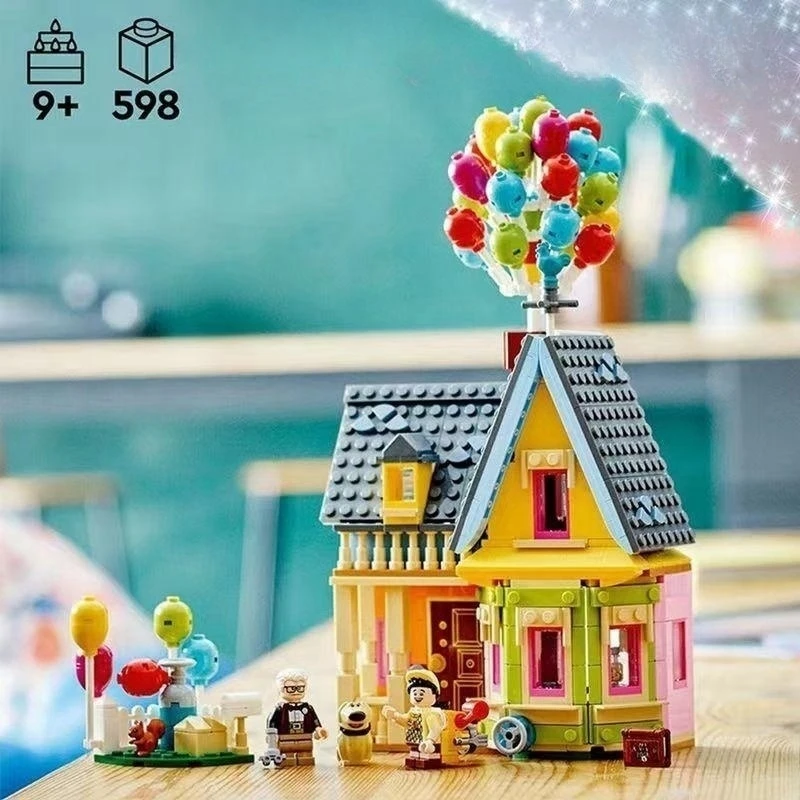 

Film Up City Expert Balloon Flying House Figurine Building Blocks MOC 43217 Bricks Scene Villa Model Assembly Toy Kid Gift