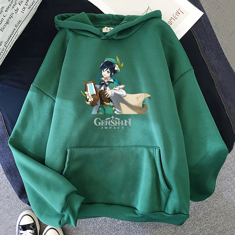 Hot GameGenshin Impact Hoodie Venti Cosplay Costume Streetwear Couple Tops for Men and Women Casual Pullovers Hip-hop Sweatshirt
Hot GameGenshin Impact Hoodie Venti Cosplay Costume Streetwear Couple Tops for Men and Women Casual Pullovers Hip-hop Sweatshirt