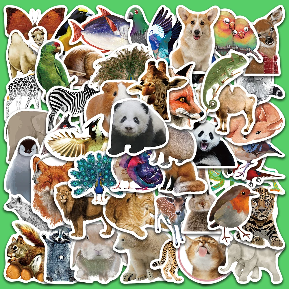 10/50pcs Vinyl Waterproof Graffiti Wild Animals Stickers For Luggage Bicycle Guitar Phone Notebook Laptop Decals
10/50pcs Vinyl Waterproof Graffiti Wild Animals Stickers For Luggage Bicycle Guitar Phone Notebook Laptop Decals