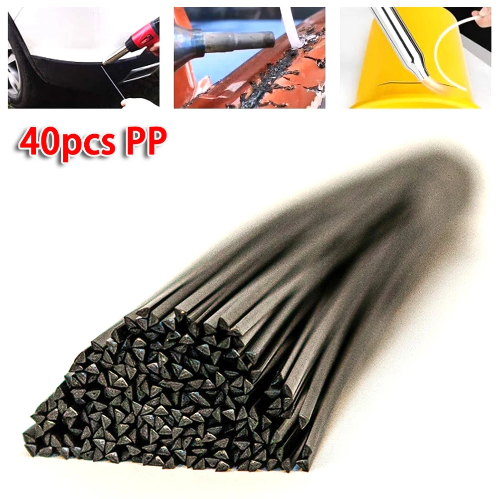 40pcs PP Plastic Welding Rods 3mm Black 200mm Triangular PP Plastic Welding Rods Motorcycle Motorbike Fairings Repairs
40pcs PP Plastic Welding Rods 3mm Black 200mm Triangular PP Plastic Welding Rods Motorcycle Motorbike Fairings Repairs