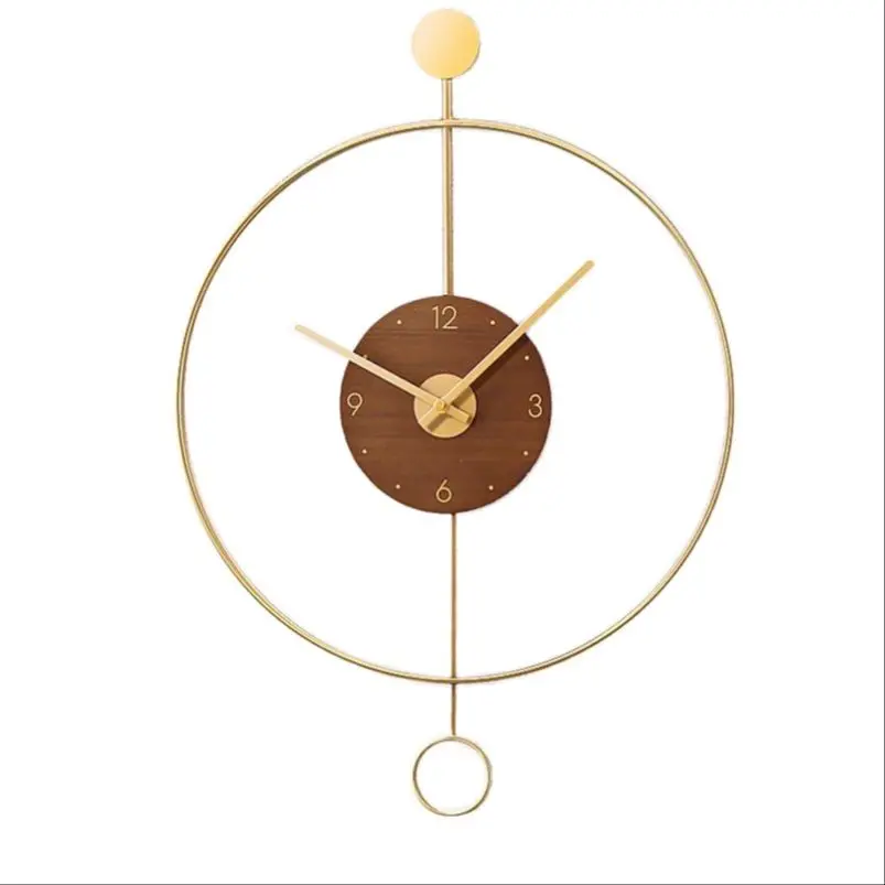 Large Wall Clock Metal Silent Nordic Clocks Gold Wood Wall Watches Home Decor Clock Mechanism Living Room Bedroom Gift 
Large Wall Clock Metal Silent Nordic Clocks Gold Wood Wall Watches Home Decor Clock Mechanism Living Room Bedroom Gift