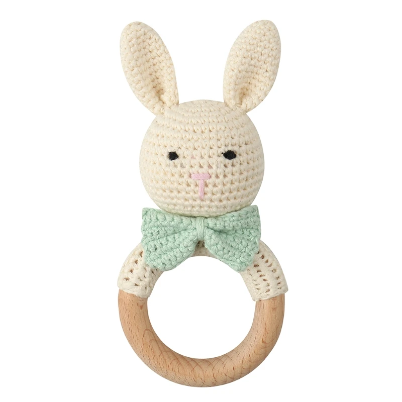 Cotton Thread Crochet Animal Rattle Knitted Hand Bell Baby Teether Wooden Ring Handmade BPA Free Chewing Teething Toys
Cotton Thread Crochet Animal Rattle Knitted Hand Bell Baby Teether Wooden Ring Handmade BPA Free Chewing Teething Toys