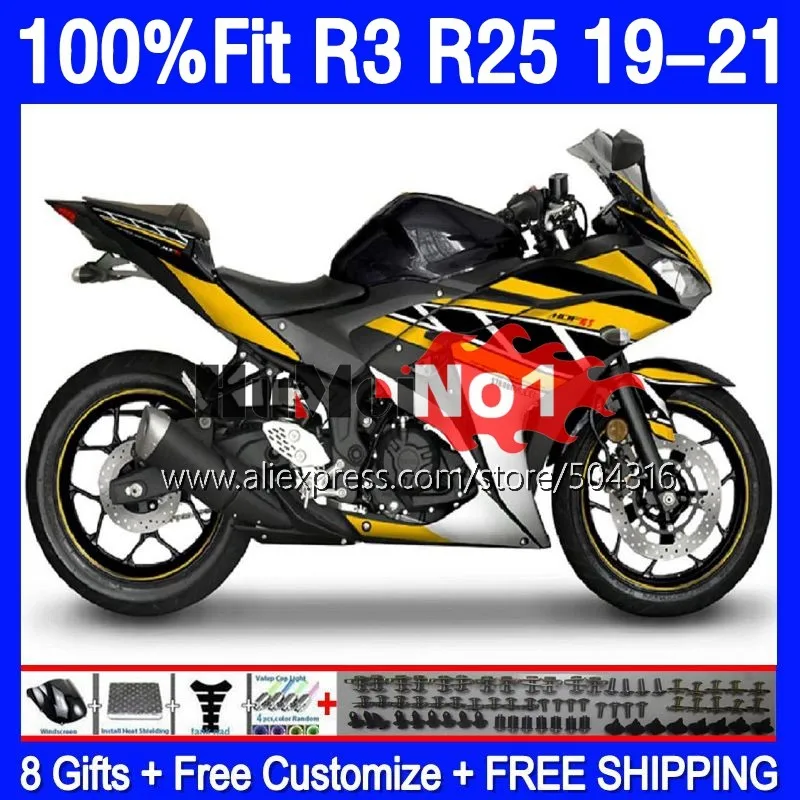 Injection For YAMAHA YZF-R3 YZFR25 YZF-R25 R 3 25 168MC.28 YZFR3 YZF R3 R25 19 20 21 22 2019 2020 2021 2022 Fairing yellow stock
Injection For YAMAHA YZF-R3 YZFR25 YZF-R25 R 3 25 168MC.28 YZFR3 YZF R3 R25 19 20 21 22 2019 2020 2021 2022 Fairing yellow stock