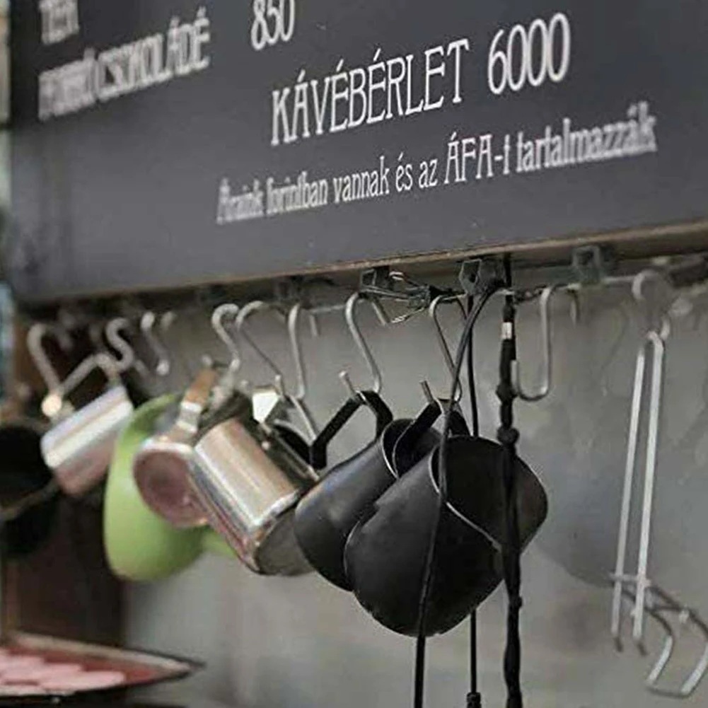 12 Pcs Anti-drop Hook Single Hook Without Bayonet S Hook Hook Flat Stainless Steel Hanger Kitchen Garden Hanging Utensil Home
12 Pcs Anti-drop Hook Single Hook Without Bayonet S Hook Hook Flat Stainless Steel Hanger Kitchen Garden Hanging Utensil Home