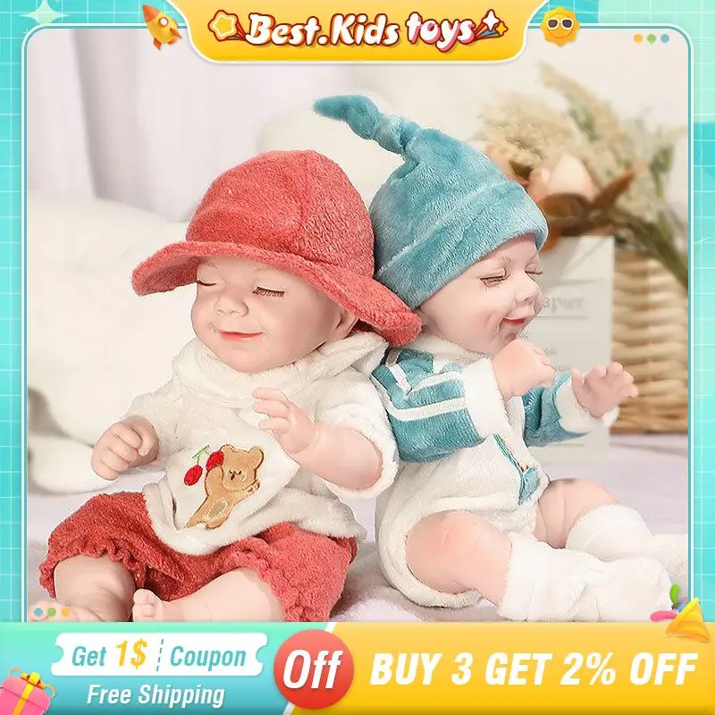 33cm DIY Doll Baby Realistic Vinyl Body Alive Cute Baby Newborn With Clothes Dressup Doll Kids Play House Toys For Girls Gift
33cm DIY Doll Baby Realistic Vinyl Body Alive Cute Baby Newborn With Clothes Dressup Doll Kids Play House Toys For Girls Gift